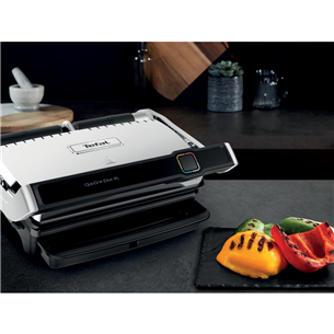 Tefal OptiGrill Elite XL, 2200 W, melna/nerūsējošā tērauda - Elektriskais grils