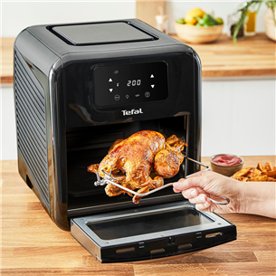 Tefal Easy Fry Oven & Grill, 2000 W, melna - Karstā gaisa friteris