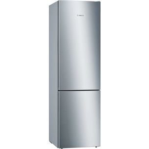 Bosch Series 6, 343 л, высота 201 см, нерж. сталь - Холодильник KGE39AICA