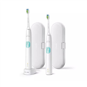 Philips Sonicare ProtectiveClean 4300, 2 шт., футляр, белый - Электрическая зубная щетка HX6807/35