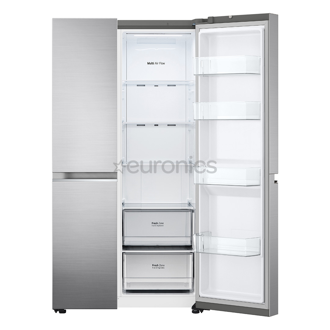 LG, NoFrost, 655 L, height 179 cm, silver - SBS Refrigerator