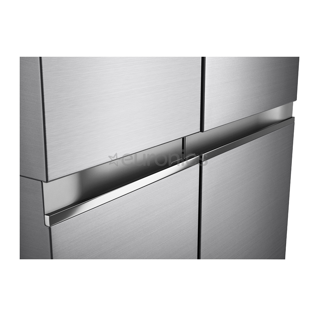 LG, NoFrost, 655 L, height 179 cm, silver - SBS Refrigerator