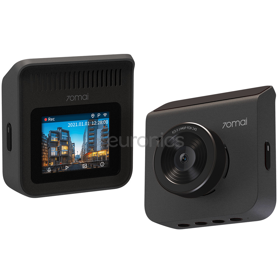 70mai Dash Cam A400, 1440P, WiFi, серый - Видеорегистратор