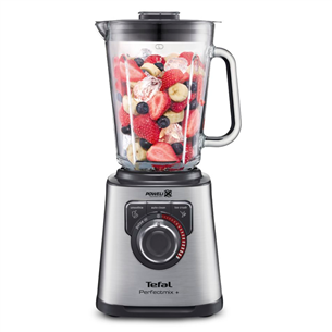 Tefal Perfect Mix+, 1200 W, 1.75 L, nerūsējošā tērauda/pelēka - Blenderis