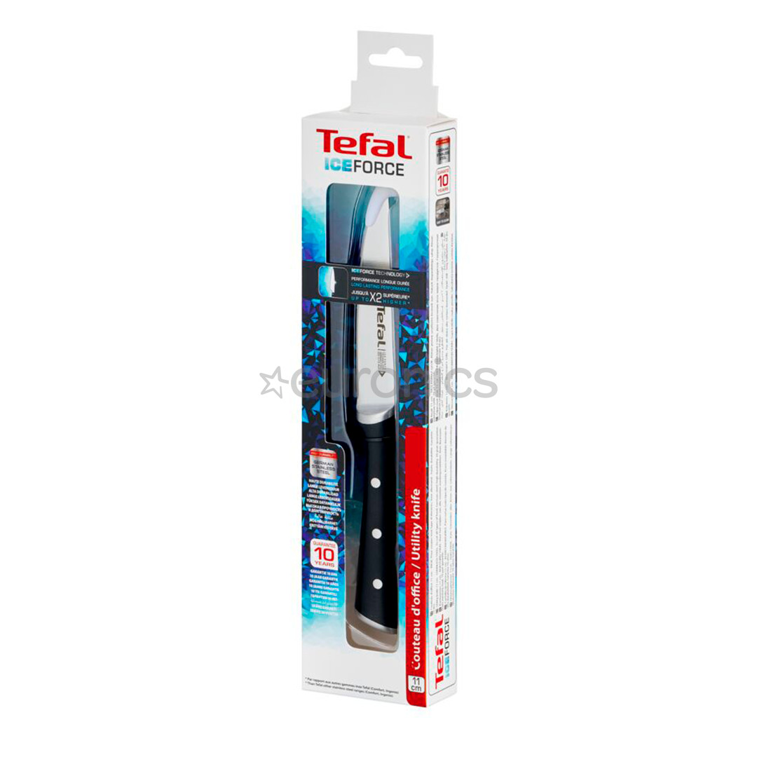 Tefal Ice Force, asmeņa garums 11 cm, melns/nerūsejošā tērauda - Nazis