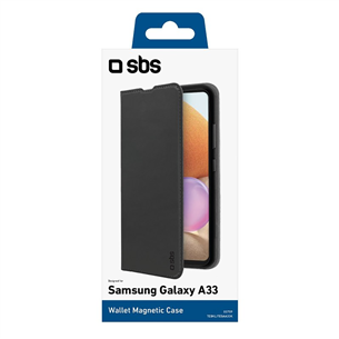 SBS, Samsung Galaxy A33, melna - Apvalks viedtālrunim