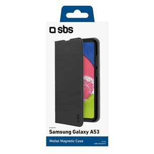 SBS, Samsung Galaxy A53, black - Cover