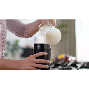 Philips Milk Twister, 500 W, melna - Piena putotājs
