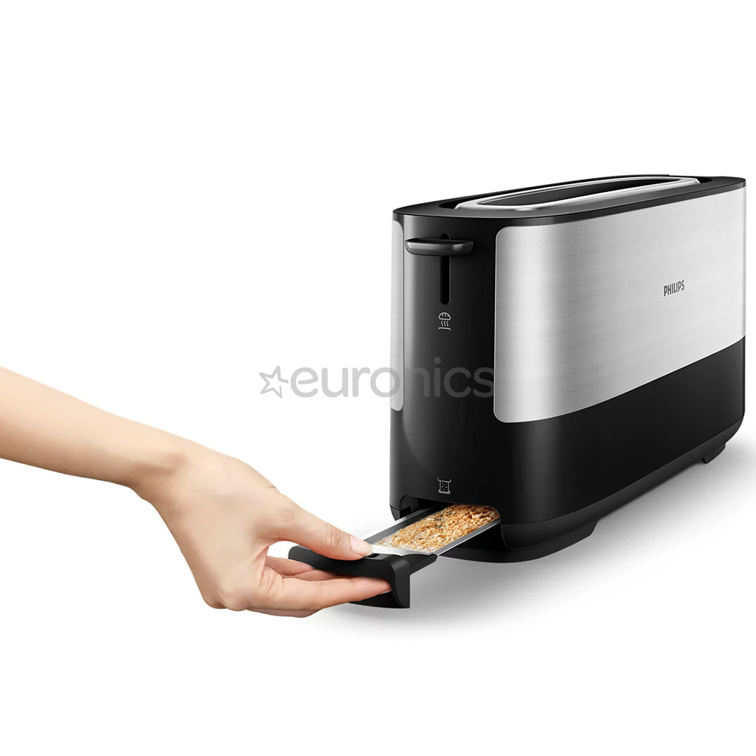 Philips Viva Collection, 950 W, black/silver - Toaster