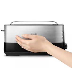 Philips Viva Collection, 950 W, black/silver - Toaster