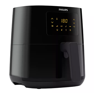 Philips Essential, 4,1 L, 1400 W, melna - Karstā gaisa friteris