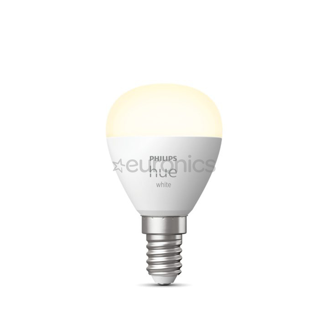 Philips Hue White Lustre, P45, E14, white - Smart Light