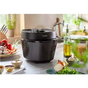 Philips All-in-One Cooker, 5 л, 1000 Вт, черный - Универсальная скороварка