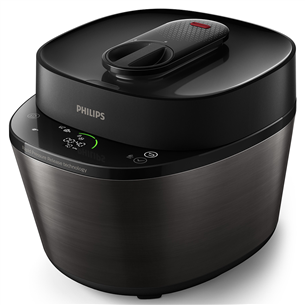 Philips All-in-One Cooker, 5L, 1000 W, melna - Spiediena gatavošanas katls HD2151/40