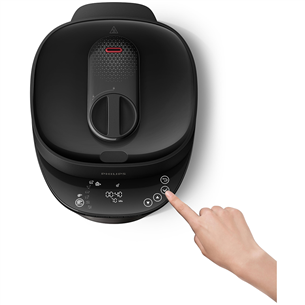 Philips All-in-One Cooker, 5L, 1000 W, melna - Spiediena gatavošanas katls