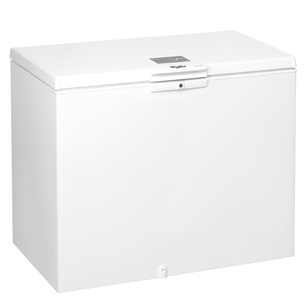 Whirlpool, 312 L, height 92 cm, white - Chest Freezer