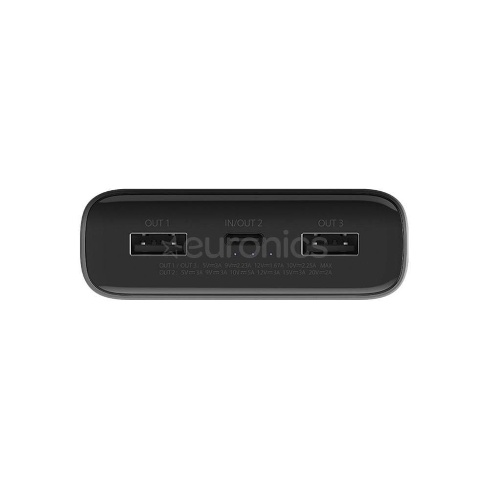 Xiaomi Mi 50w Power Bank, 20 000 mAh, 50 W, melna - Portatīvais barošanas avots