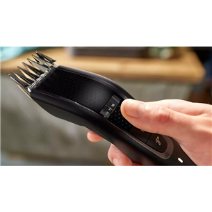 Philips Hairclipper 5000, 0.5-28 mm, melna - Matu griežamā mašīna