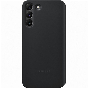 Samsung Galaxy S22+ S-View Flip Cover, melna - Apvalks viedtālrunim