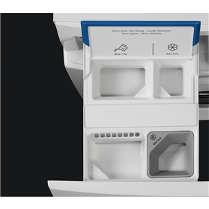 Electrolux 600. sērija, dziļums 63.6 cm, 1400 apgr/min., balta - Veļas mazgājamā mašīna ar priekšējo ielādi