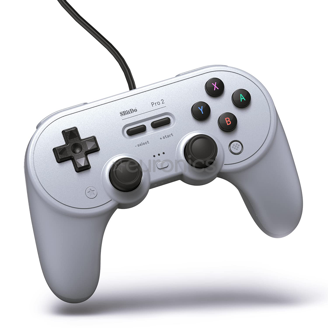 8Bitdo Pro 2 Wired, серый - Игровой пульт