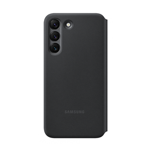 Samsung Galaxy S22 Smart LED View Cover, melna - Apvalks viedtālrunim