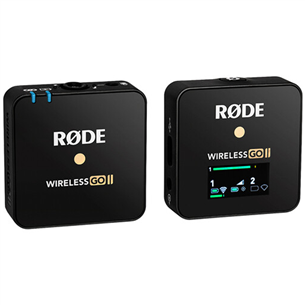 RODE Wireless GO II Single, melna - Mikrofons