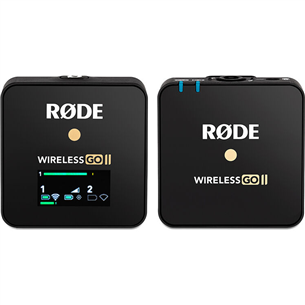 RODE Wireless GO II Single, melna - Mikrofons
