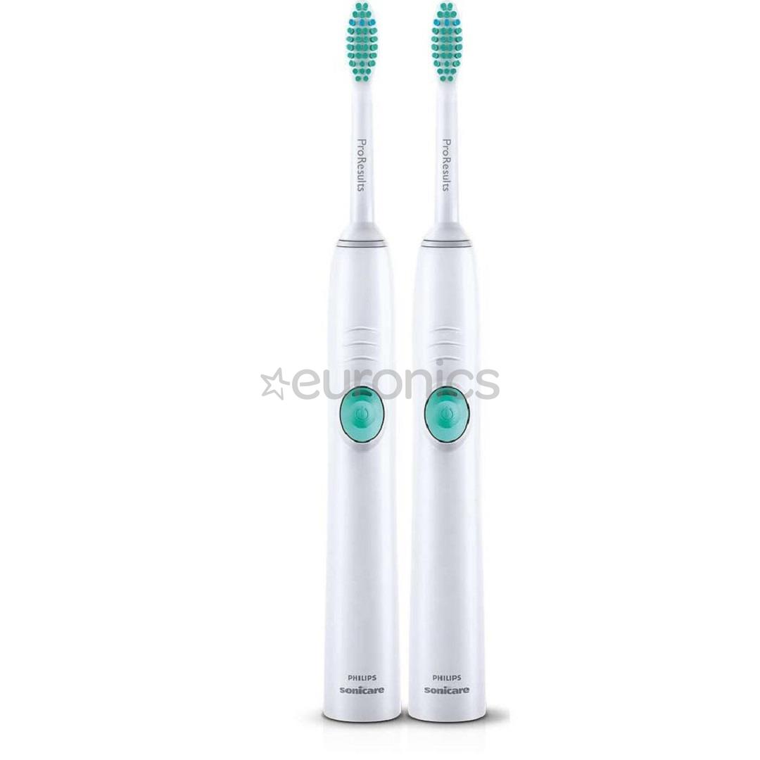 Philips Sonicare EasyClean, 2 gab., balta/zaļa - Elektrisko zobu birstu komplekts