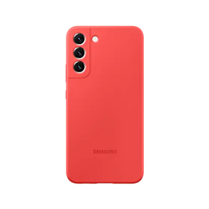 Samsung Galaxy S22+ Silicone Cover, sarkana - Apvalks viedtālrunim EF-PS906TPEGWW