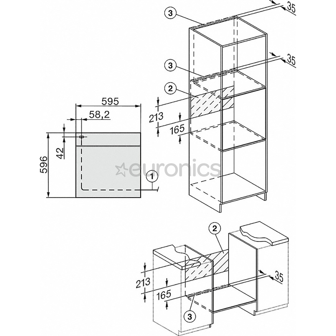 Miele, TasteControl, 76 L, inox - Built-in Oven