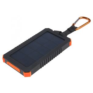 Xtorm USB-C Waterproof Solar Charger 5000mAh, 5000 mAh, black - Powerbank