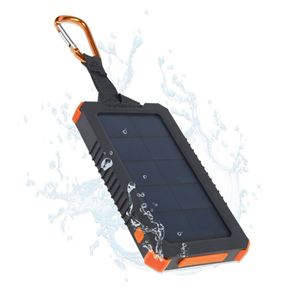 Xtorm USB-C Waterproof Solar Charger 5000mAh, 5000 mAh, melna - Portatīvais barošanas avots XR103