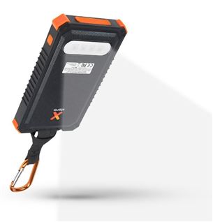 Xtorm USB-C Waterproof Solar Charger 5000mAh, 5000 mAh, melna - Portatīvais barošanas avots