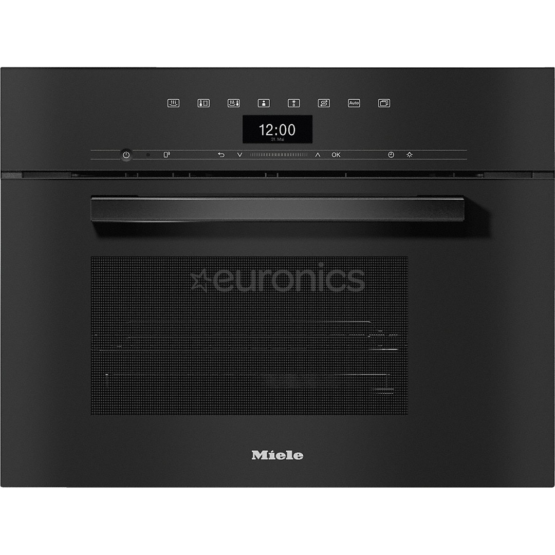 Miele, 40 L, black - Built-in Steam Oven