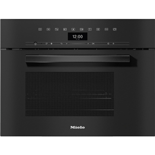 Miele, 40 L, black - Built-in Microwave-Steam Oven DGM7440OBSW