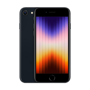 Apple iPhone SE 2022, 128 GB, melna – Viedtālrunis