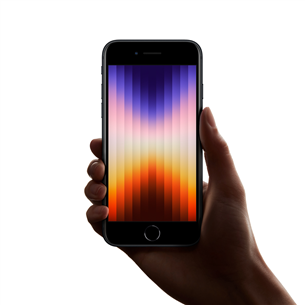 Apple iPhone SE 2022, 256 GB, melna – Viedtālrunis