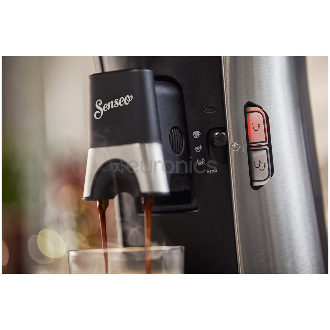 Philips Senseo Select, черный/серый - Чалдовая кофеварка