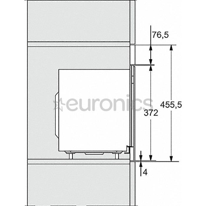 Miele, 17 L, 800 W, black - Built-in Microwave Oven with Grill