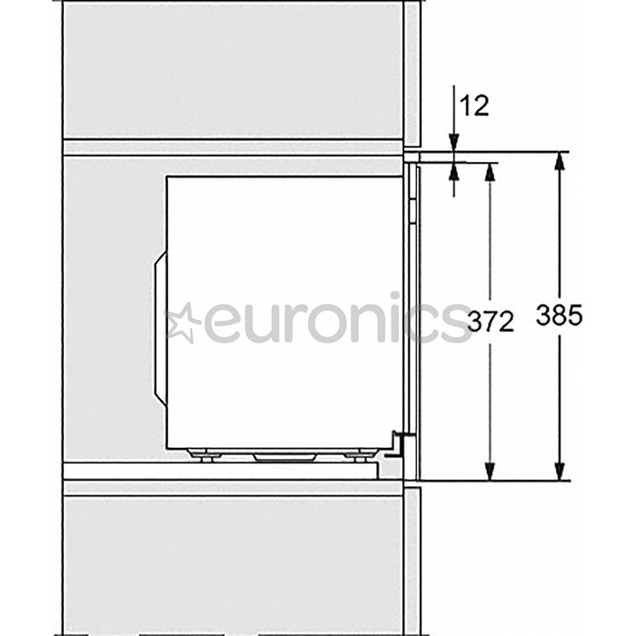 Miele, 17 L, 800 W, black - Built-in Microwave Oven with Grill
