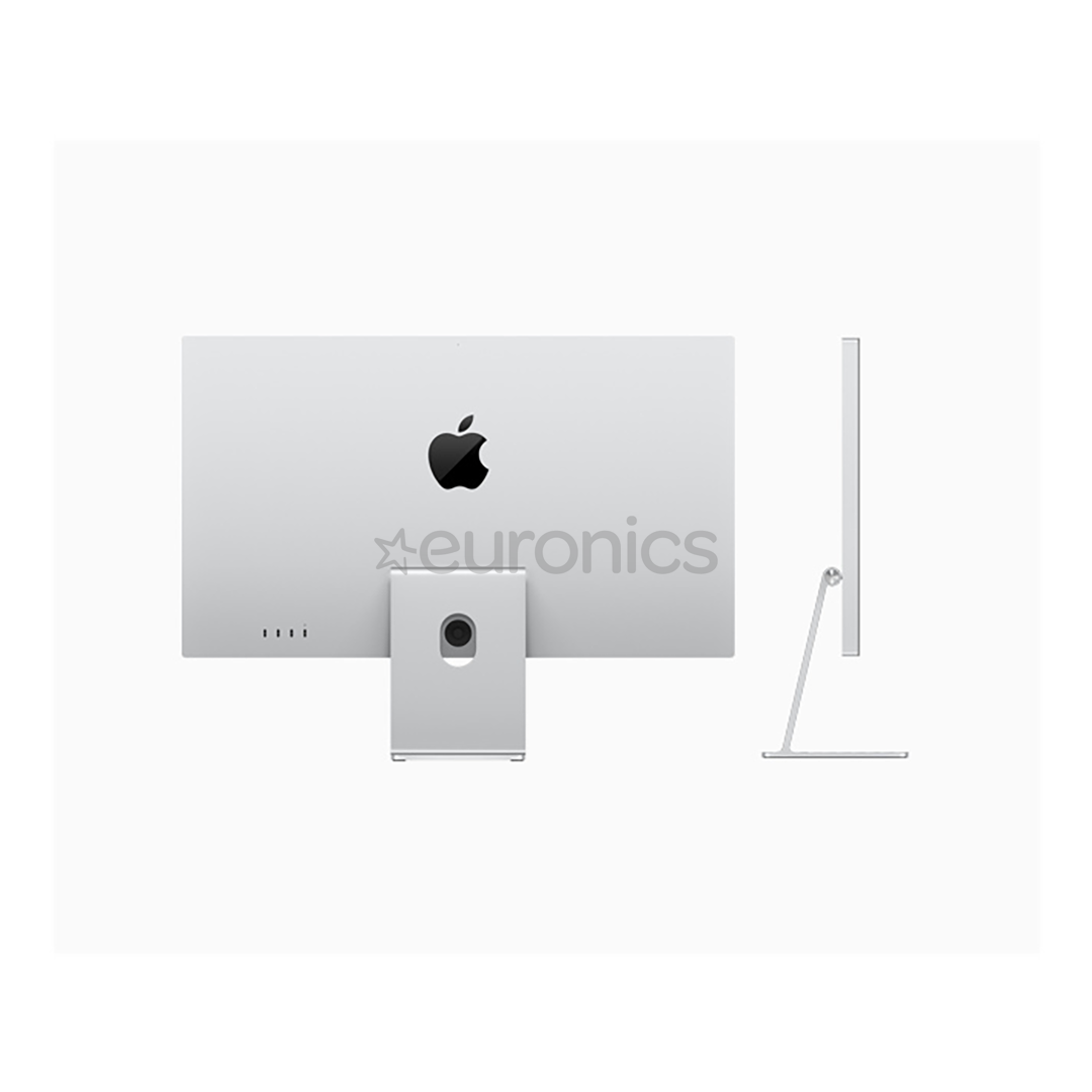 Apple Studio Display,  27", 5K, LED IPS, standard glass, tilt adjustable stand, silver - Monitor