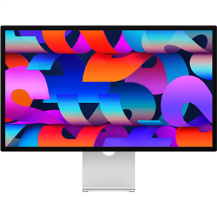 Apple Studio Display,  27", 5K, LED IPS, nano-texture glass, tilt & height adjustable stand, silver - Monitor