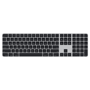 Apple Magic Keyboard, ENG, melna/sudraba - Bezvadu klaviatūra ar Touch ID