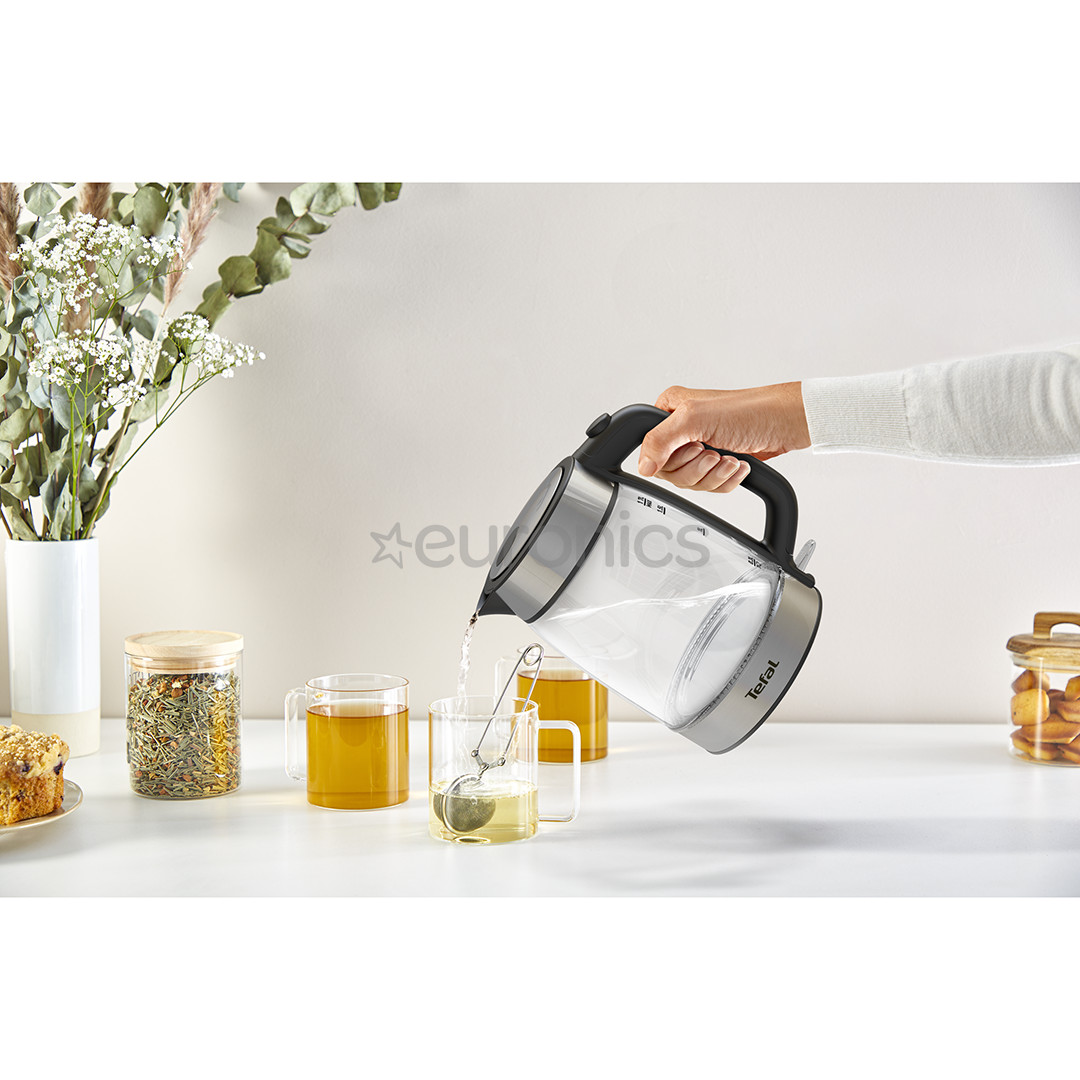 Tefal, 1,7 L - Glass Kettle