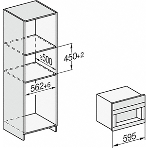 Miele CVA 7440, nerūsējošā tērauda - Iebūvējams kafijas automāts