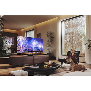 Samsung QN900B Neo QLED 8K Smart TV, 85'', central stand, silver/black - TV