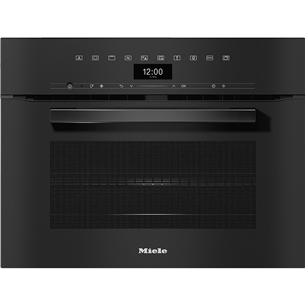 Miele, 43 L, melna - Iebūvējama cepeškrāsns ar mikroviļņu funkciju H7440BMOBSW