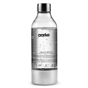 Aarke, 1L, nerūsējošā tērauda/caurspīdīga - Ūdens pudele 339970