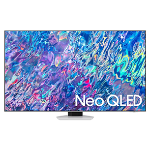 Samsung QN85B Neo QLED 4K, 65'', centra statīvs, sudraba - Televizors